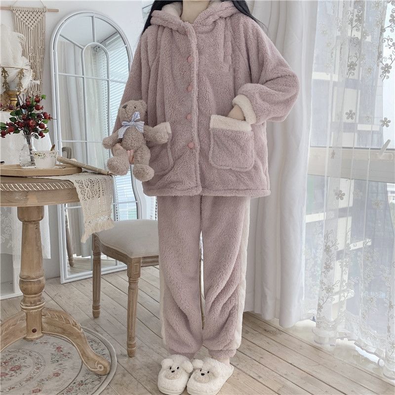 Title 5, Loungewear feminino de flanela estilo princesa ...