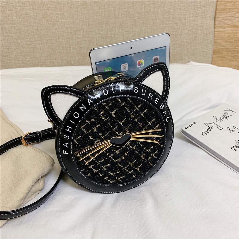 Simple Ladies Shoulder Bag Messenger Small Bag Black - Shop at LoveMi