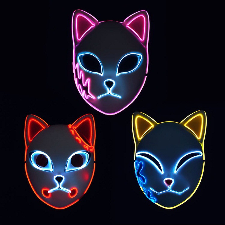 Title 3, Luminous Line LED Cat Face Mask