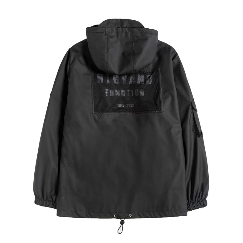 Hooded Long-sleeved Jacket Men's Loose Casual All-match Blouse