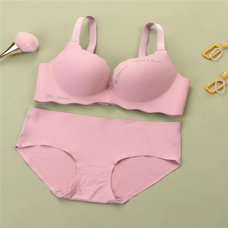 Title 2, Girl underwear flat chest thickening one piece