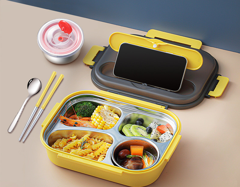 Title 16, 304 Stainless Steel Lunch Box, Fresh-keeping Bo...