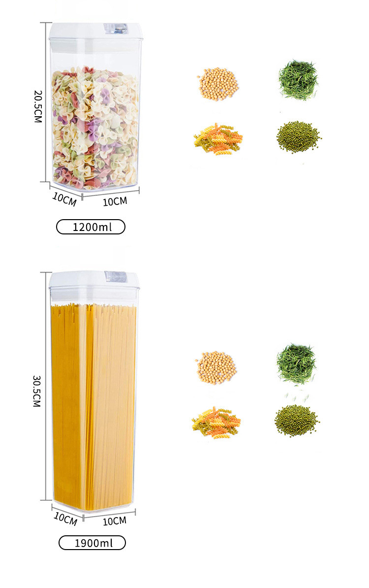 Title 2, Cereals Press-type Food Preservation Plastic Va...