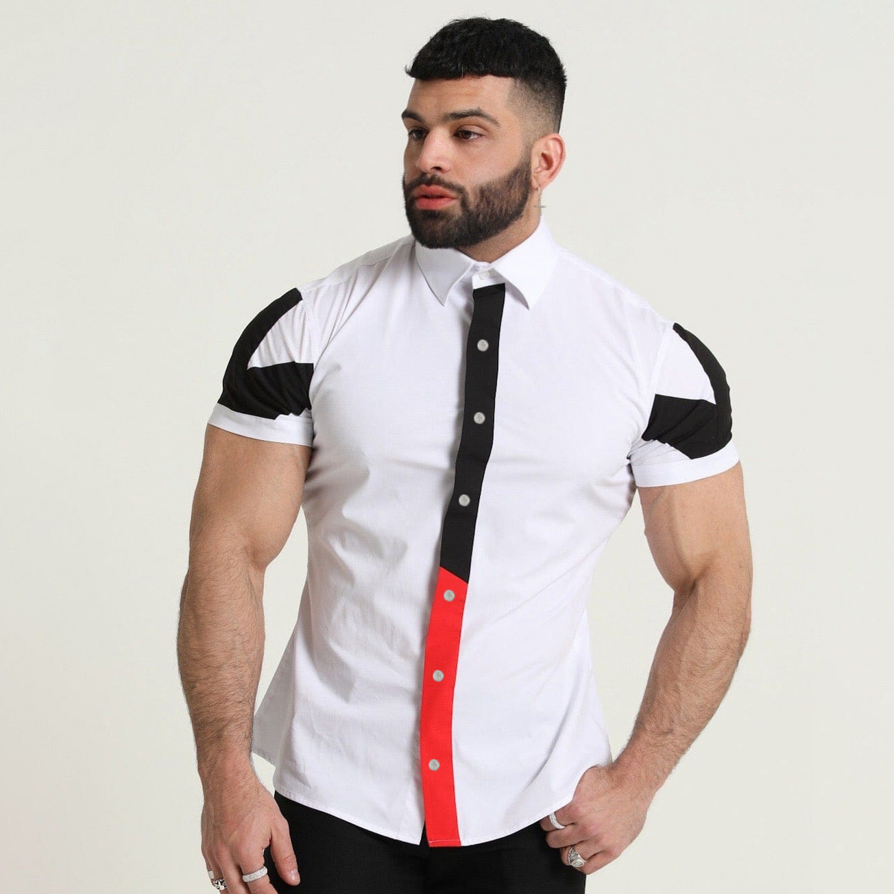 Title 2, Camisa masculina Element Top com costura e cont...