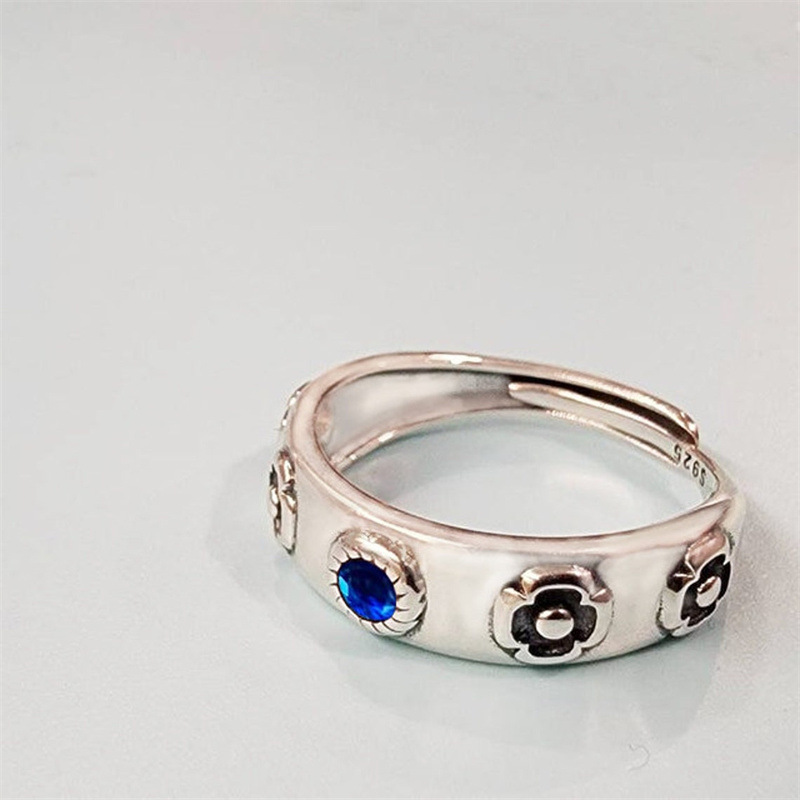 Title 4, Bague en diamant fleur de mode pour femmes