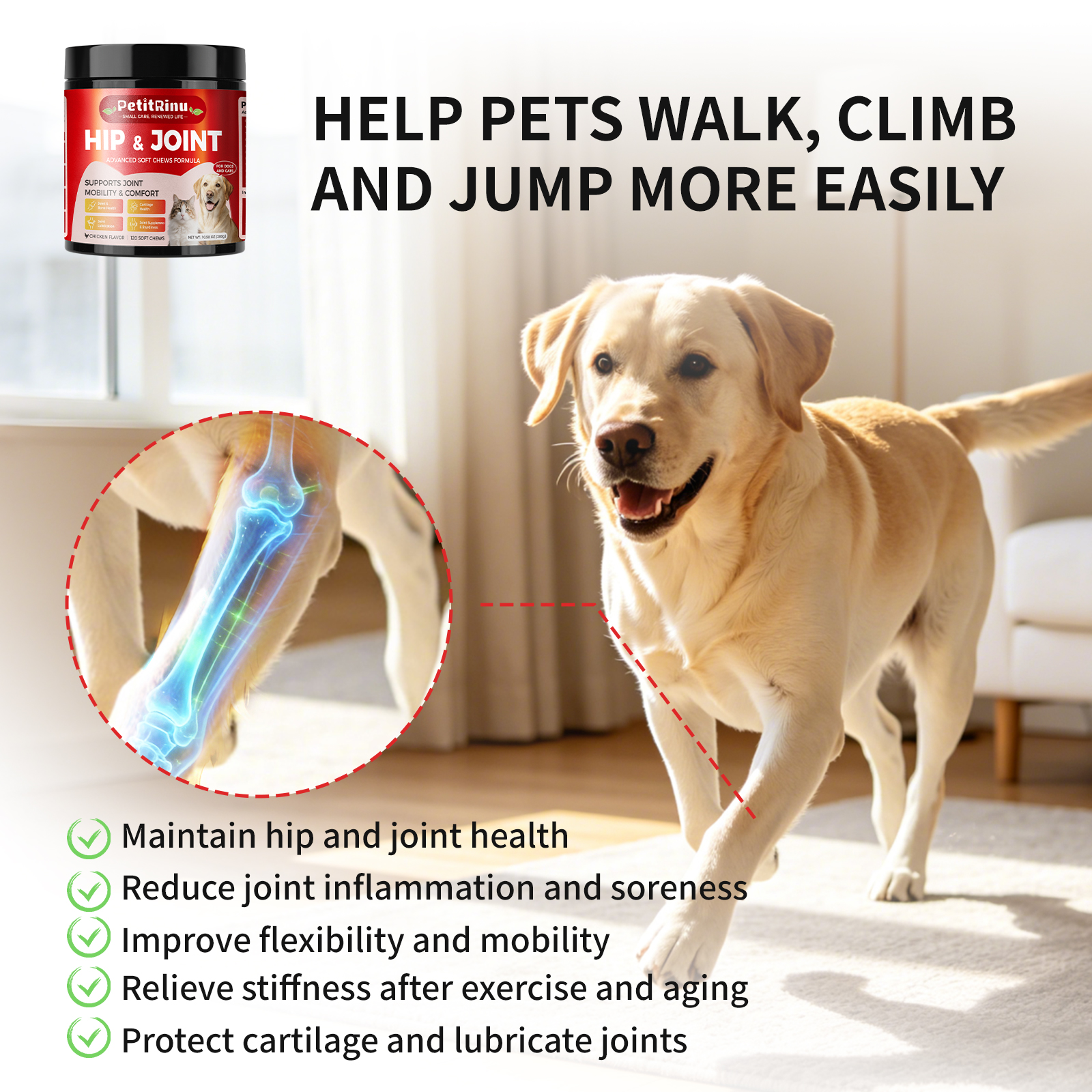 Only Self Pickup---Joint Supplement For Dogs & Cats — foto 8