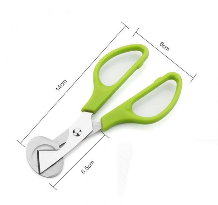 Title 6, Eggshell split cutter scissors for effortless e...