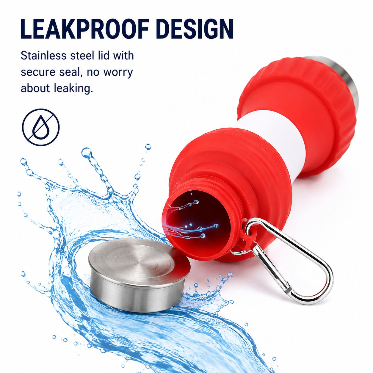 Sports Kettle Summer Kettle Large Capacity Silicone Cyber Celebrous Outdoor Kettle Foldable Outdoor Water Cup