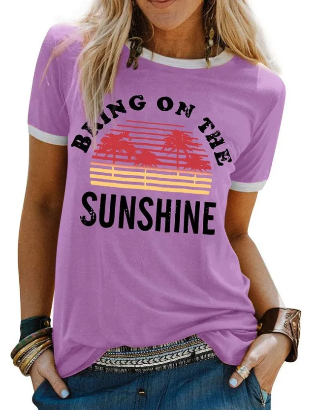 European And American Hip hop Digital 3D Printing Women's Sports T shirt 3 Style - Shop at LoveMi
