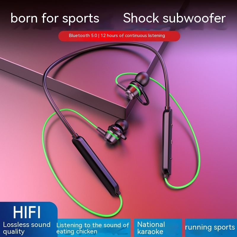 Wireless Bluetooth Magnetic Double-ear Extra Bass Headphones N - Image 5