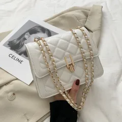 Fashion Women's One Shoulder Crossbody Bag - White - View 1