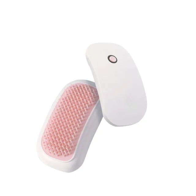 Electric Massage Cat Brushes Hand Held Portable Vibration Pet Brushes Remove Loose Hair Of Cats And Dogs And Sort Out Tangles Suitable For Pet Mass... White Pink - Shop at LoveMi