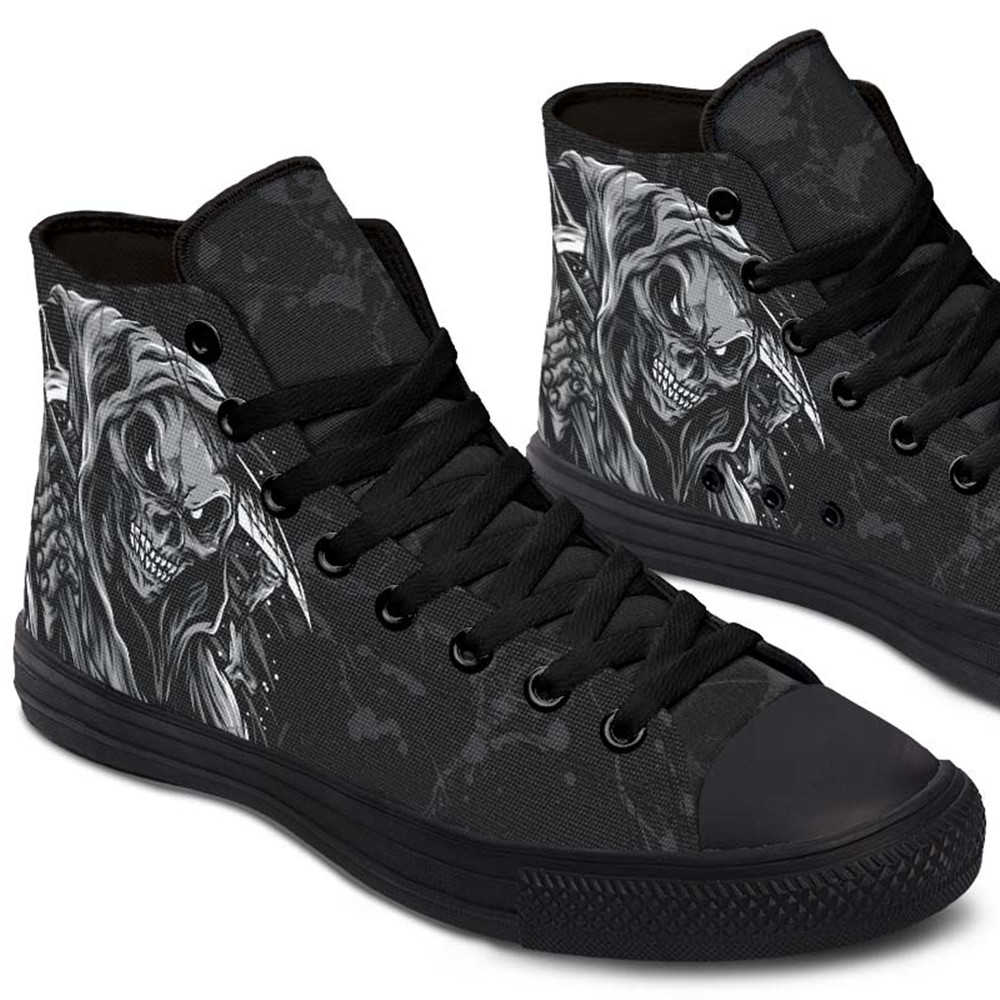 High Top Canvas Shoes For Printing Lovers