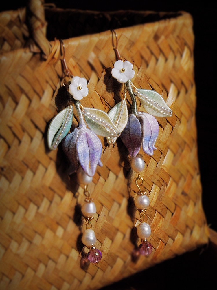 Title 7, Original Lily Of The Valley Earrings Wrapped In...