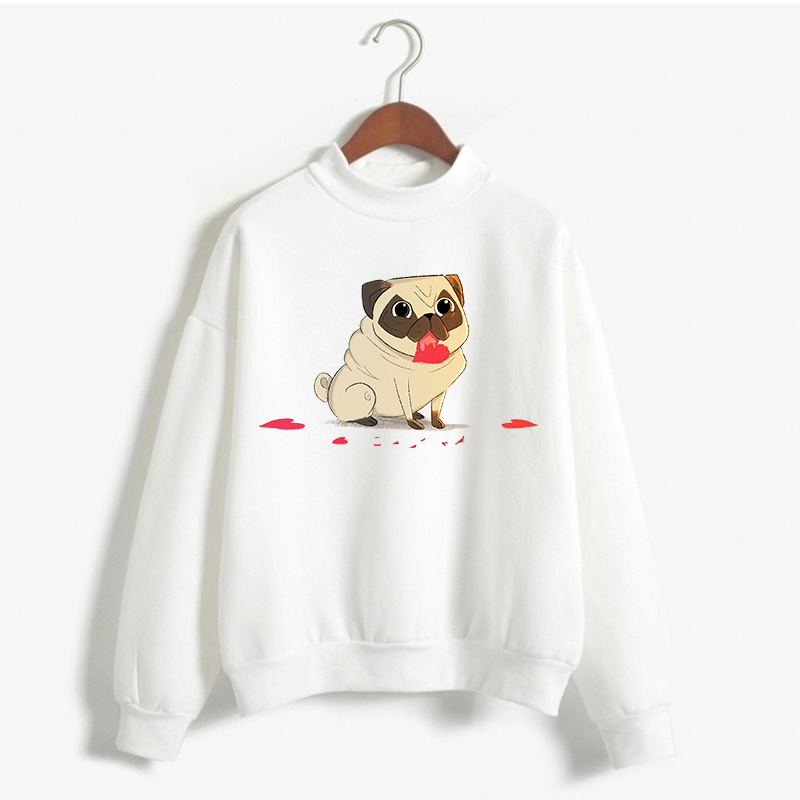 Title 1, Beautiful and cute pug print sweatshirt