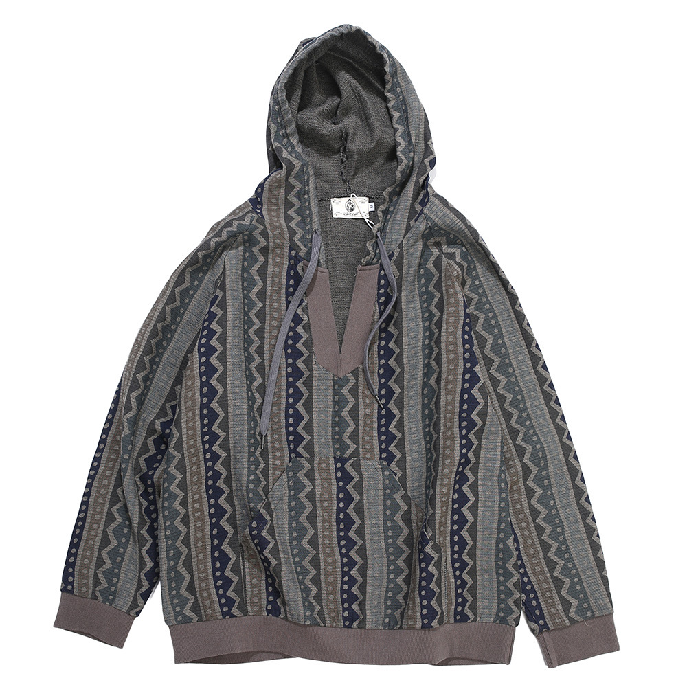 Retro Ethnic Totem Full Print Sweater Men's