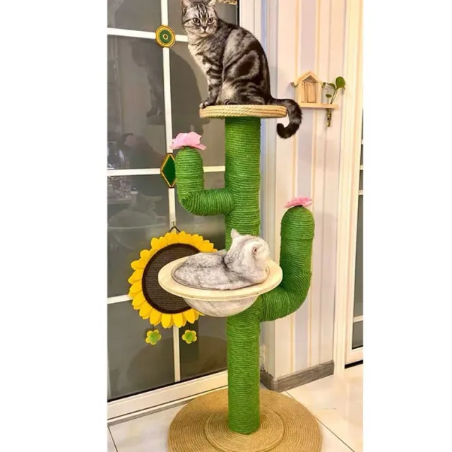 Cactus Cat Climbing Frame Self made Diy Complete Material Package 140Cm Material Package3 - Shop at LoveMi