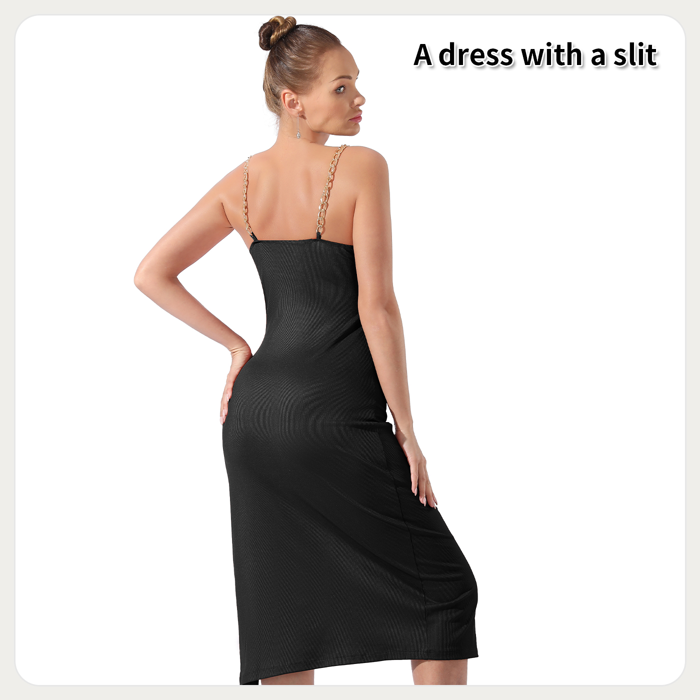 Halter Split Sleeveless Dress for Women. Product information: Color: Black, reddish brown, peacock blue Waist type: high waist Size: S,M,L,XL,XXL,3XL Skirt: short skirt Style: Halter Sleeve type: sleeveless Sleeve length: sleeveless Skirt classification: 