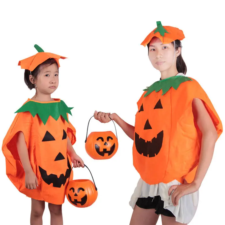 Halloween Costume Into Performance Pumpkin Lamp Modeling Wear