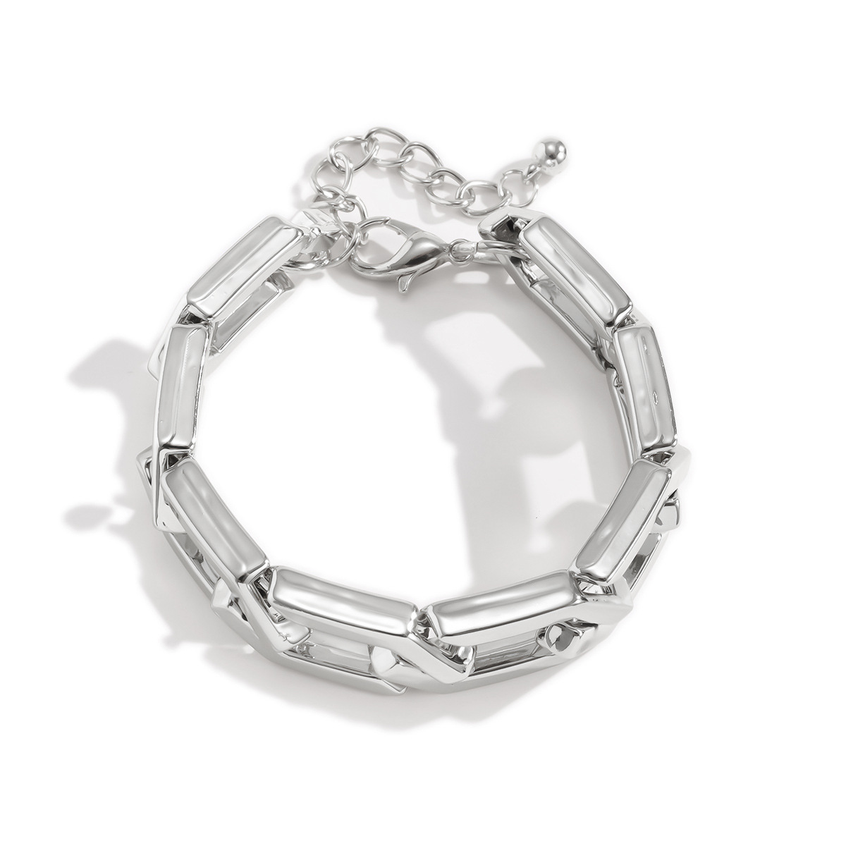 Ins Simple Geometric Hexagon Single Layer Bracelet