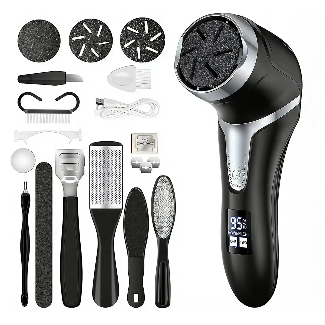 Electric Foot File Waterproof Hard Skin Remover