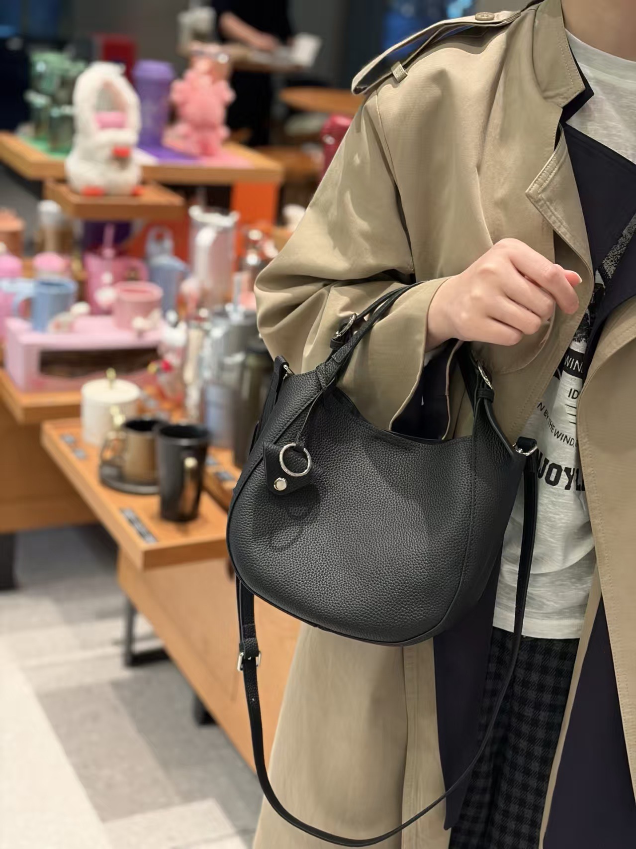 Top-grain Cowhide Hand-grain Tote Bag, High-end Versatile Small-batch Cross-border Genuine Leather Women's Bag 4