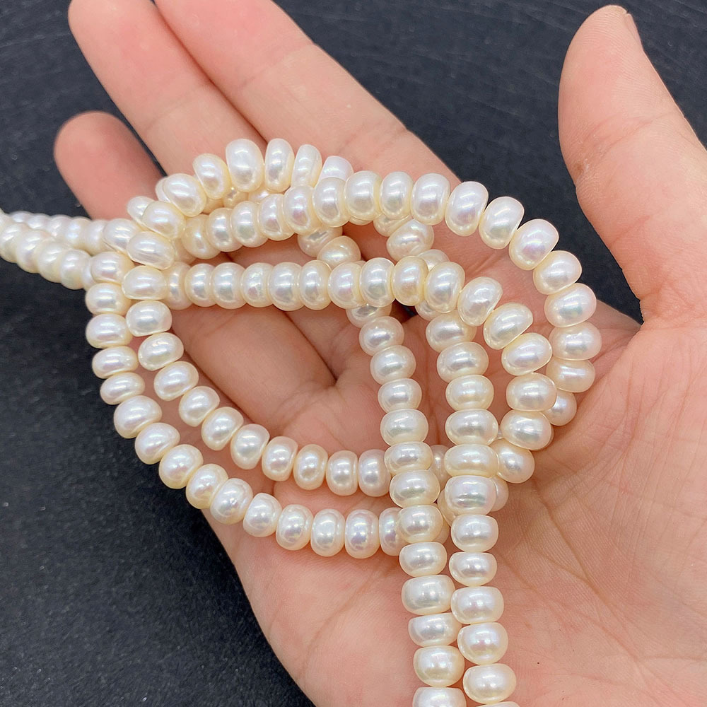 Natural Freshwater Pearl Loose Bead Jewelry Necklace Accessories — foto 4