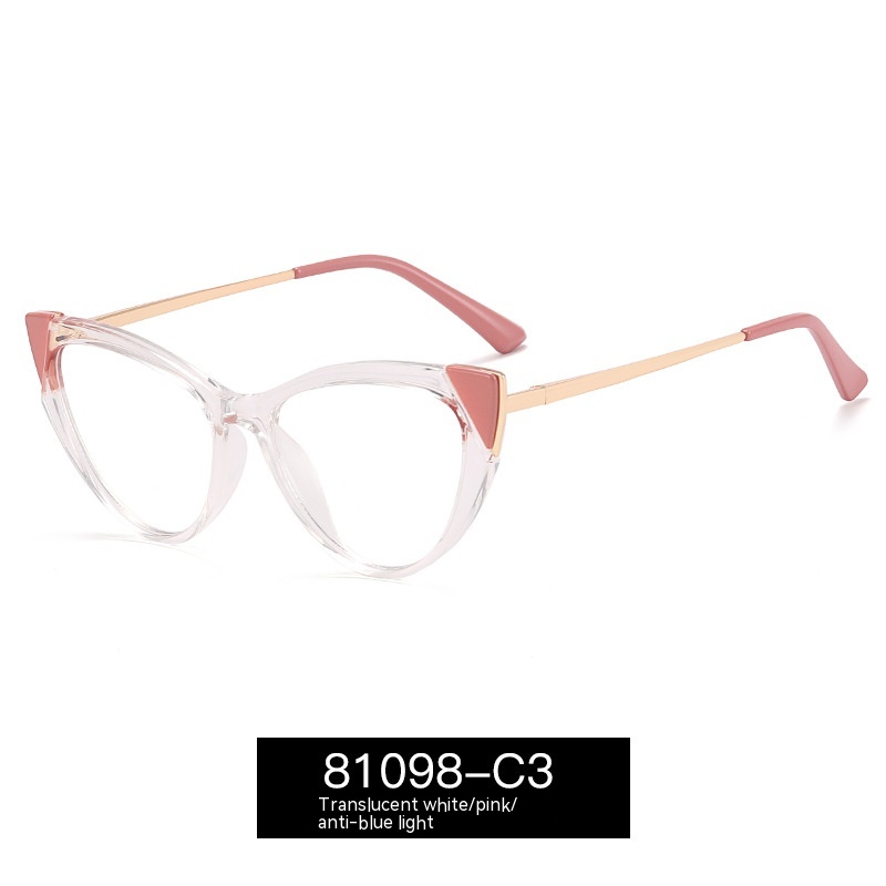 Title 9, Cat Eye Anti-blue Light Large Frame Slim Look O...