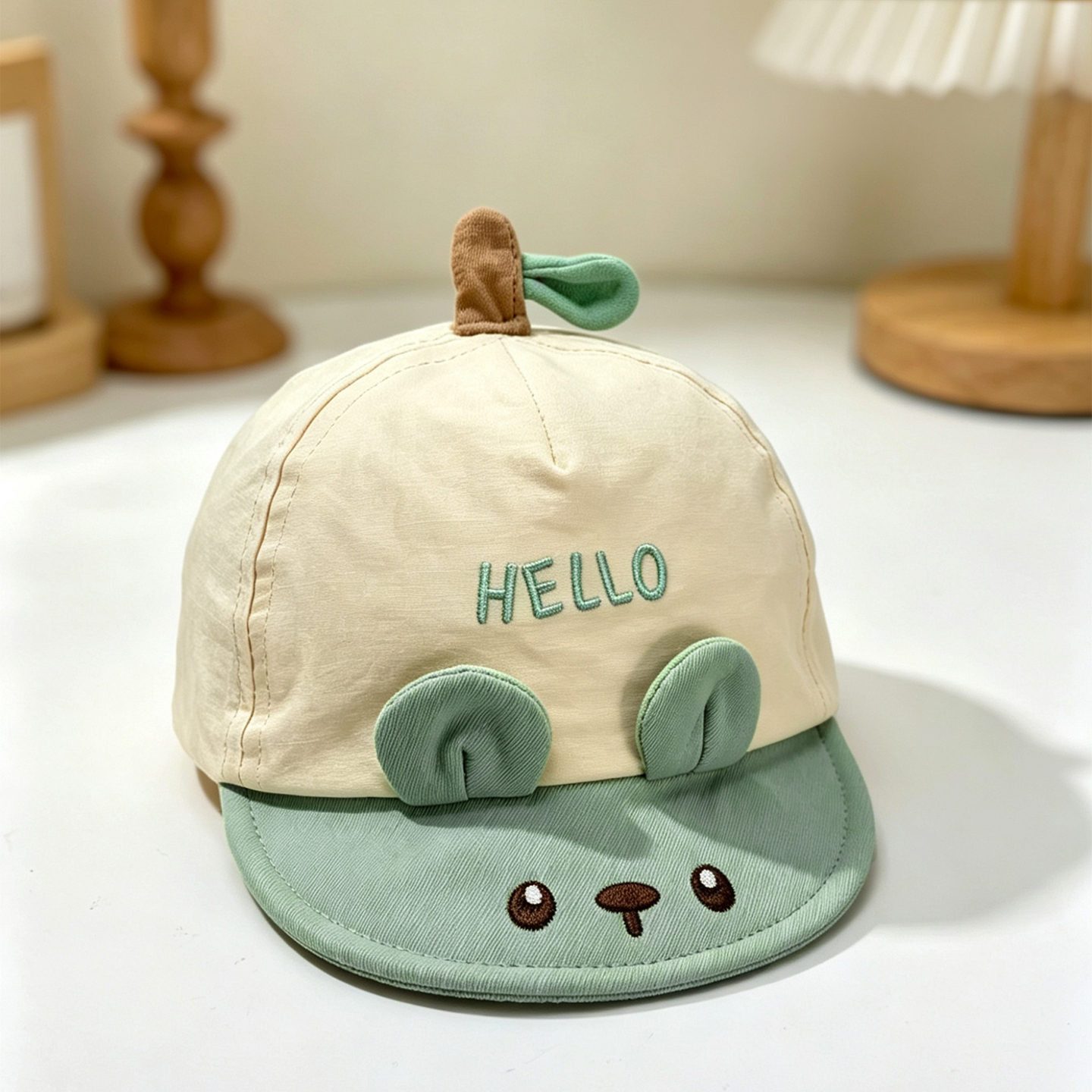 Cute Young Shoot-shaped Baby Baseball Cap - Cartoon Bear Baby Soft Brimmed Baseball Cap - Thin And Breathable Hat 5