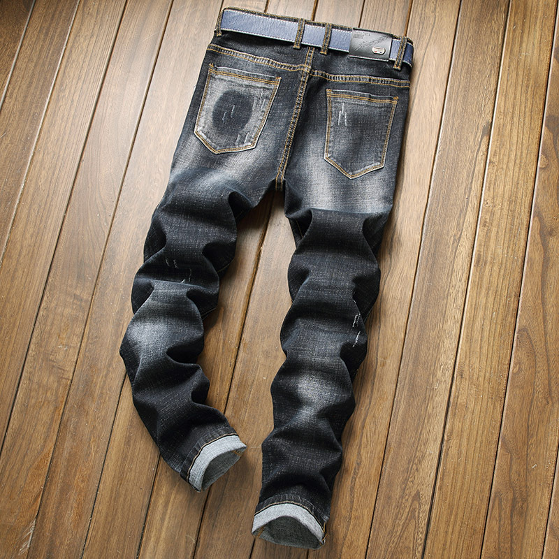  New European And American Foreign Trade Men's Jeans
