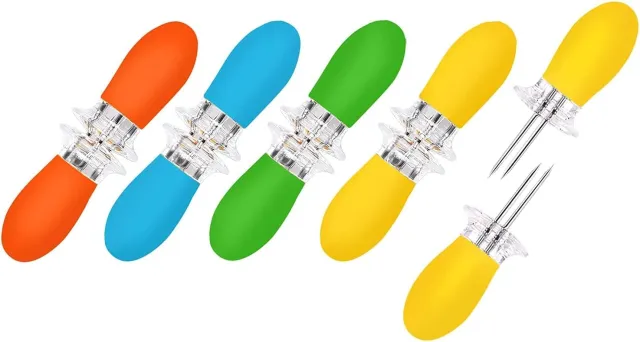 5 Pairs Corn Cob Holders Stainless Steel Corn On The Cob Holders BBQ Fork Skewers For Home Cooking Parties Camping Clearance 10 Pieces 5 Pairs - Shop at LoveMi