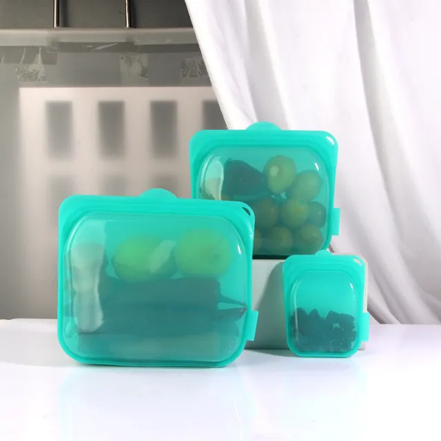 Environmental Protection Silicone Fresh keeping Bag Green - Shop at LoveMi