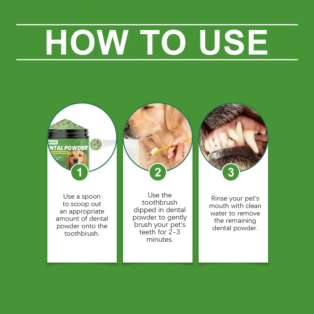 Dog Teeth Cleaning Powder