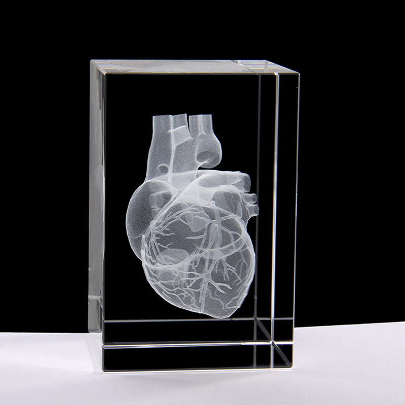 Heart Model Transparent Gift Opening (50x50x80mm)