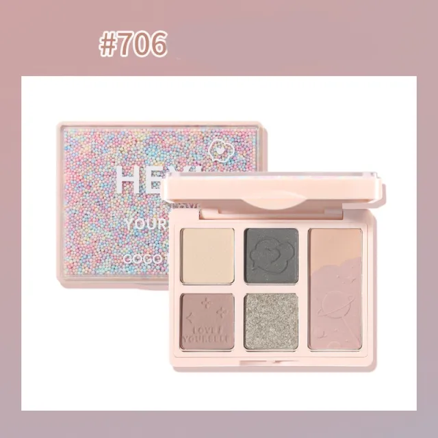 Bubble Gum Six color Mini Eyeshadow Palette Matte 6 Style - Shop at LoveMi