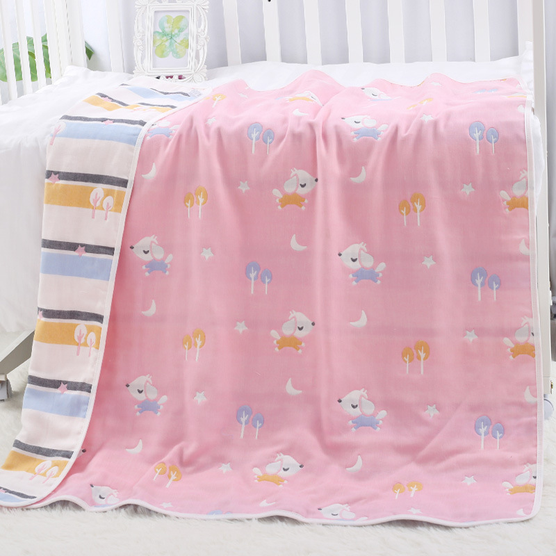 Title 1, Cotton Six-layer Gauze Towel Quilt Gauze Bath T...