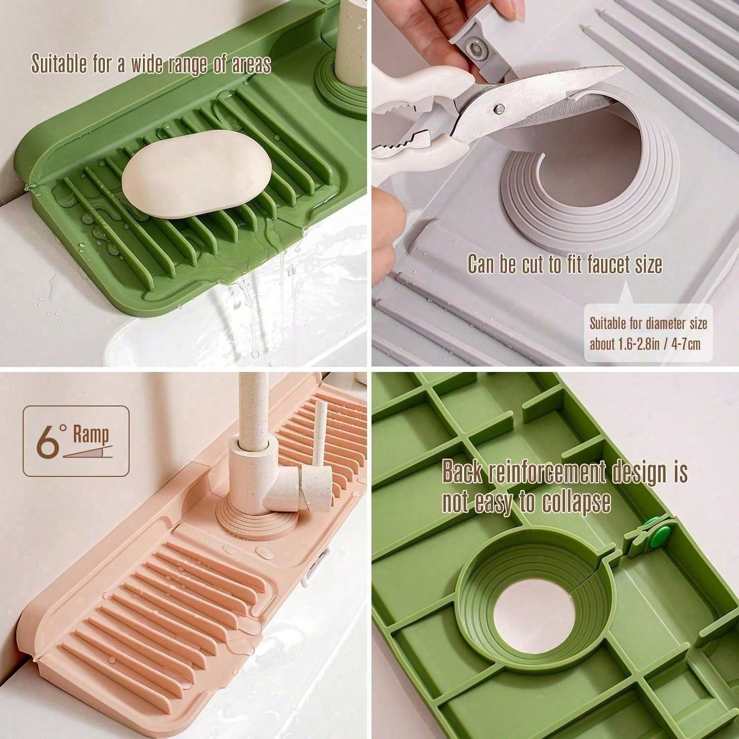 1pc Silicone Stove Top Covers Heat Resistant, Non Slip, Easy Clean For Electric Stove, Glass Top Stove Kitchen Accessories Perfect Gift For Housewarming view 3