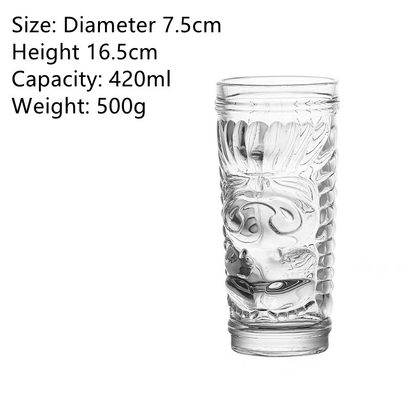 No.2 glass TIKI cup