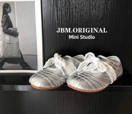 Ballet Flats, 2026 Spring & Autumn, Soft Sole Girls Shoes, Fragrant Style Casual Shoes, Elegant Mary Jane Princess Shoes For Older Girls
