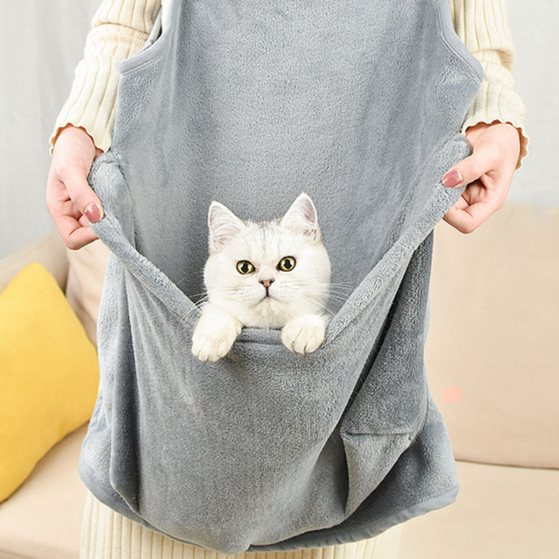 Soft Plush Pet Apron Vest – Non-Stick, Anti-Grab Camisole for Cats & Small Pets - Image 4