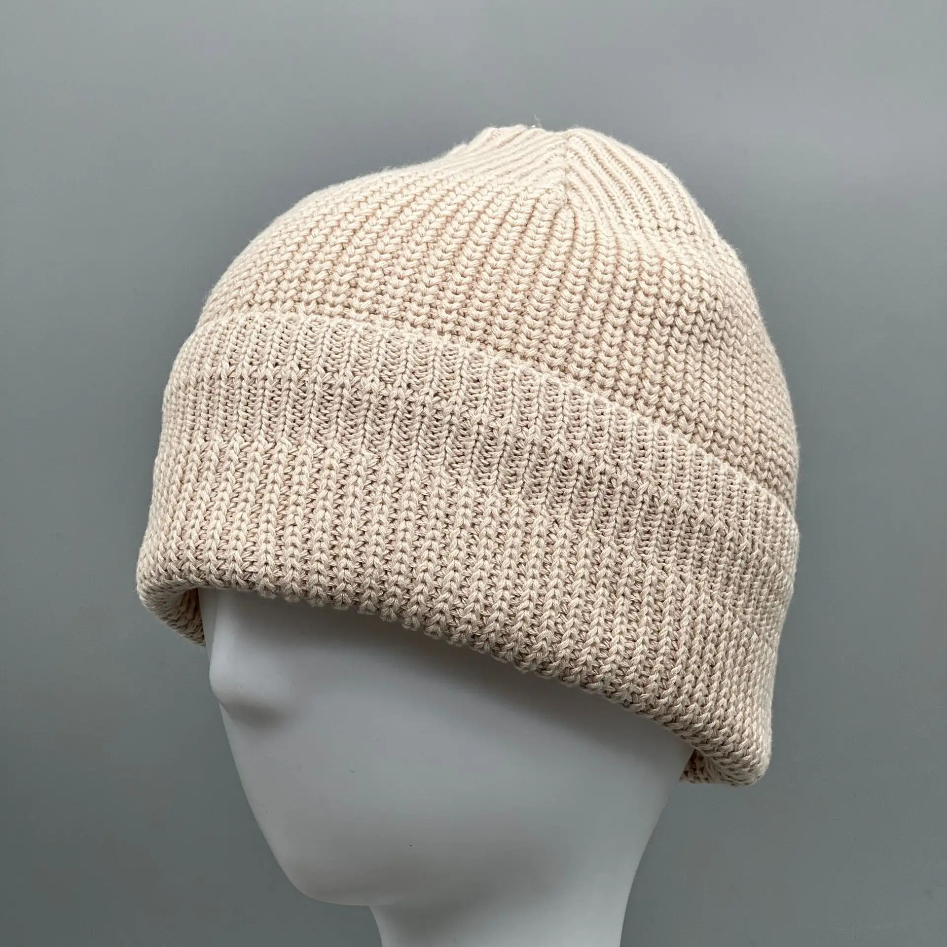 Color Blocked Knitted Hat Vintage Fashion