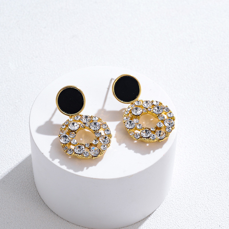 Earrings Frosted Shell Beads Solid Color