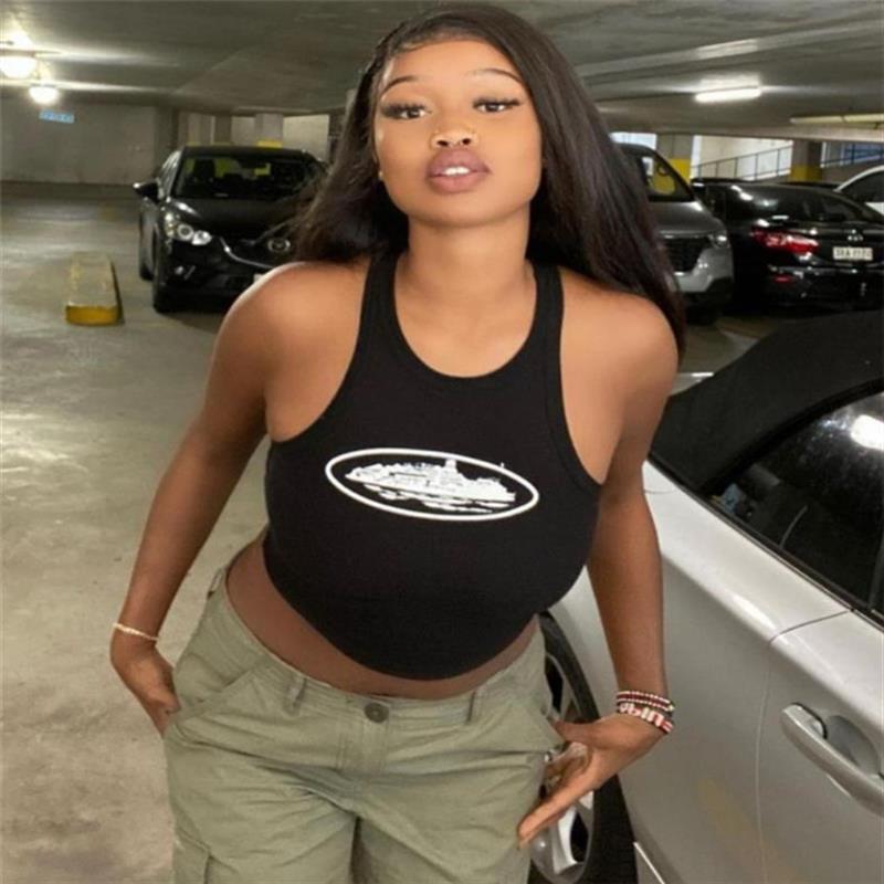 Black Women's Sleeveless Tank Top