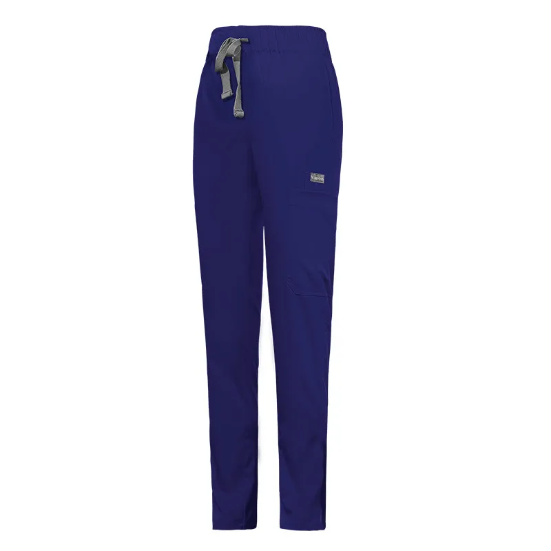 Wide Leg Surgical Pants, Blue Doctor Nurse Pants, Male And Female Elastic - Navy