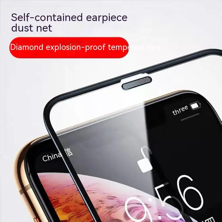 Privacy Tempered Film Dustproof Net Full-cover Screen