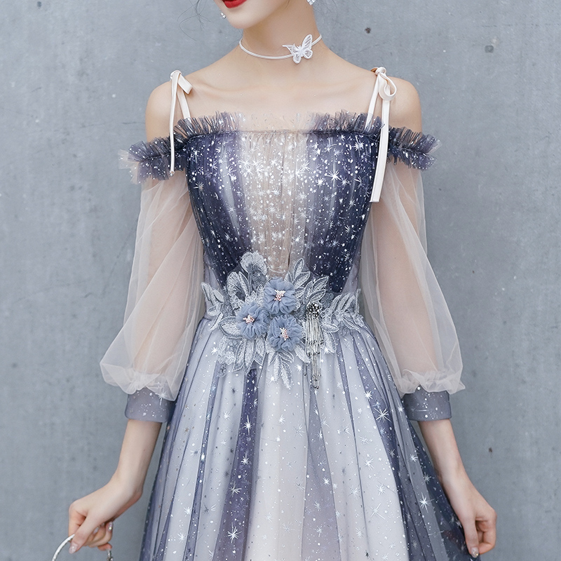 Starry Sky Dress Women's Light Luxury