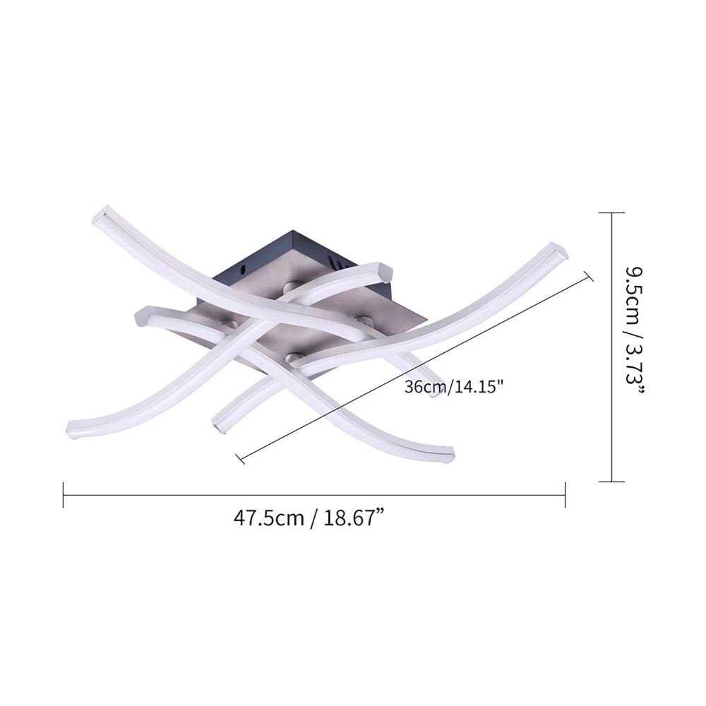 Silver-Wave Light -4 Strip Remote Control 2.4g Memory