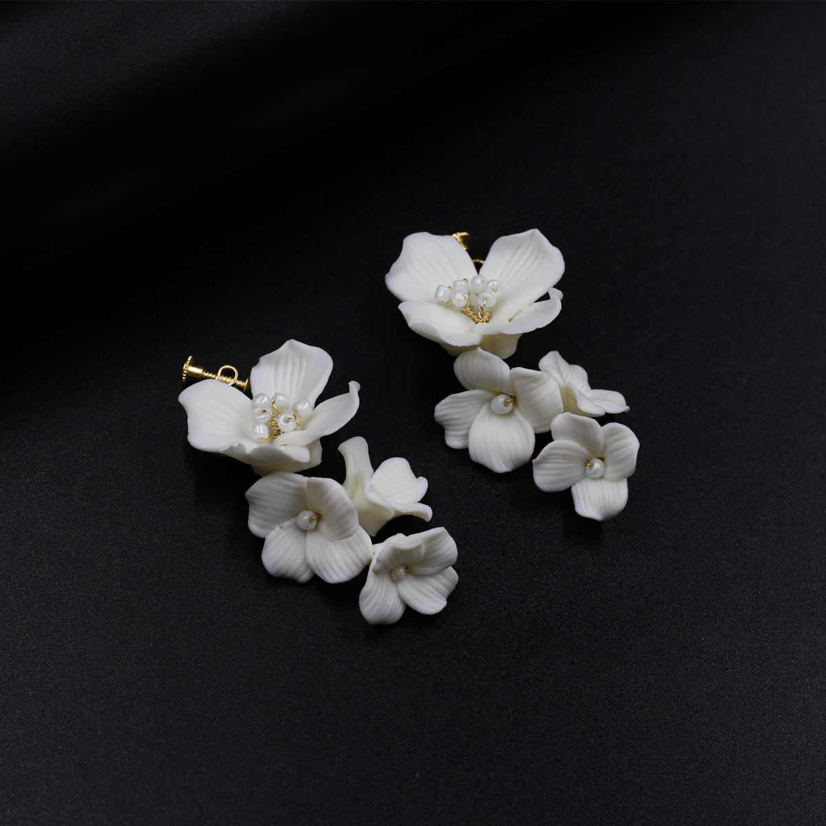 Occidental Ceramic Flower Bridal Hair Accessories