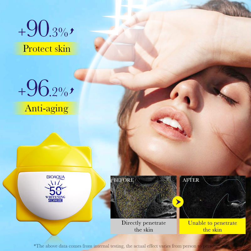 BIOAOUA Whitening Sunscreen Lotion SPF50 PA 40g — foto 7