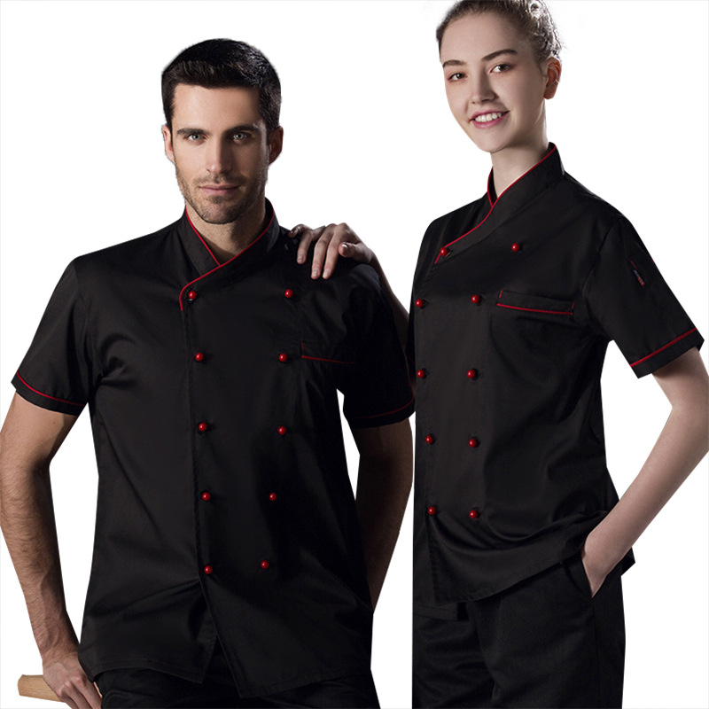 Title 4, Mode zomer chef-kok kleding werkkleding met kor...